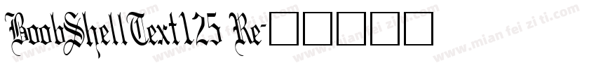 BoobShellText125 Re字体转换